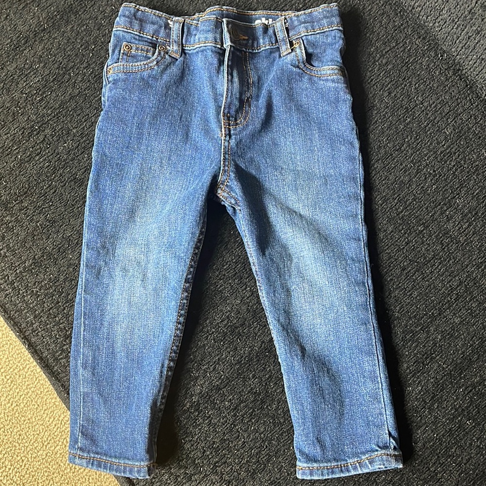 Carter’s skinny medium wash jeans size 24 months boys